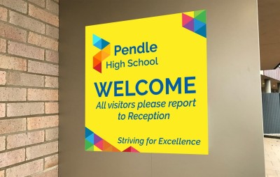 Welcome sign - Template 4
