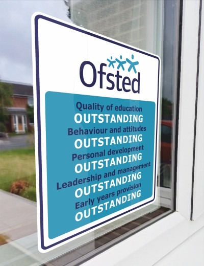 Ofsted Window Sticker